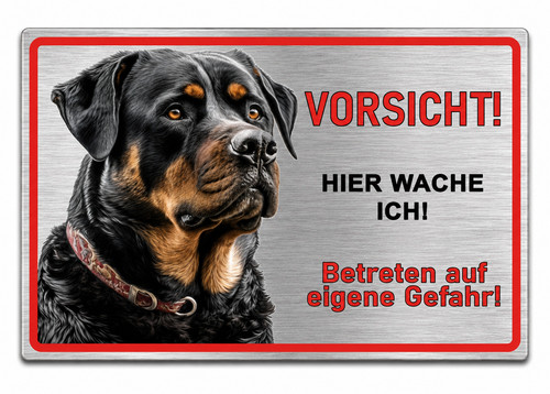 Schild rottweiler hundeschild - schild,
