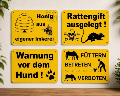 Warnung hund klo hier - warnung, wache