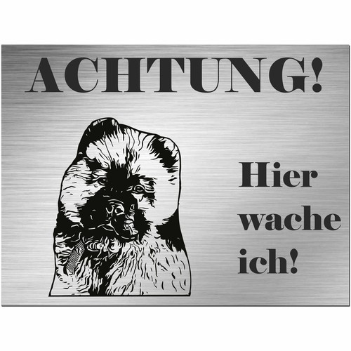 Chow schild bedruckt - schild,