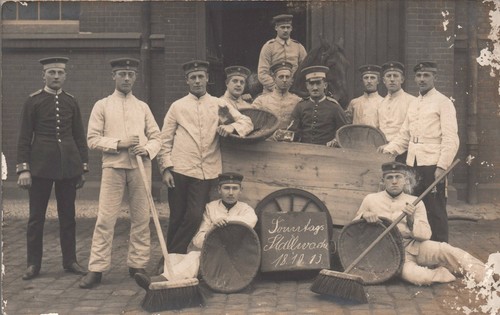 Gruppenfoto stallwache - ak, gruppenfoto,
