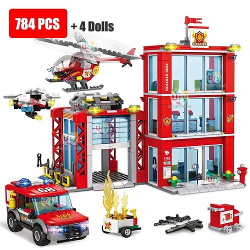 Feuerwache bausteine set - feuerwache,
