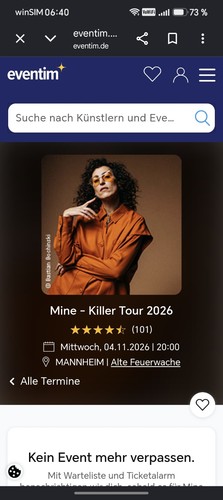 Tickets für mine in - tickets,