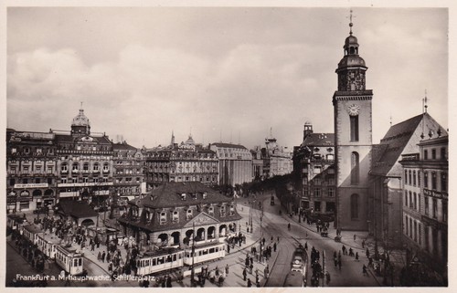 Postkarte frankfurt m - frankfurt, a.
