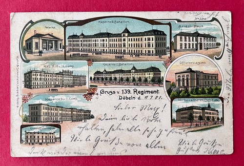 Militär litho döbeln - litho, ak