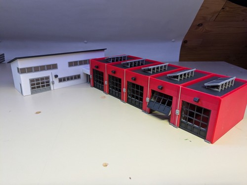87 gebäude feuerwehr - h0, ho