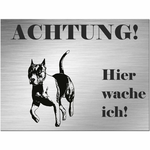 American stafford schild - american,