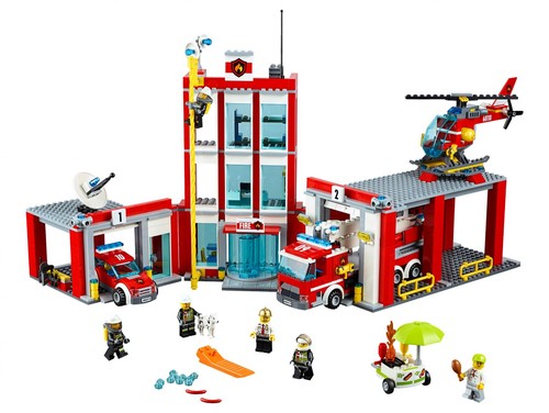 Lego city feuerwehr - lego, station
