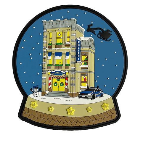Xmas polizeiwache rubber patch - polizeiwache,