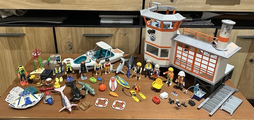 Playmobil konvolut motorboot - playmobil,