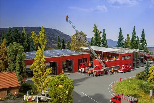 Faller moderne feuerwache - moderne,