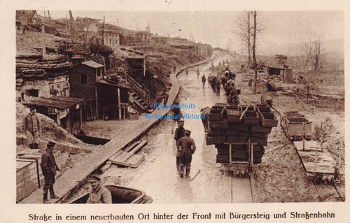Straßenbahn stabswache - ak,